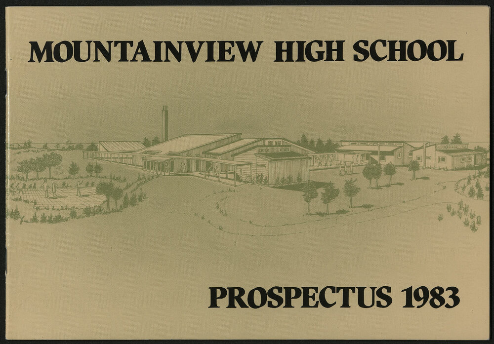 Mountainview High School prospectus 1983