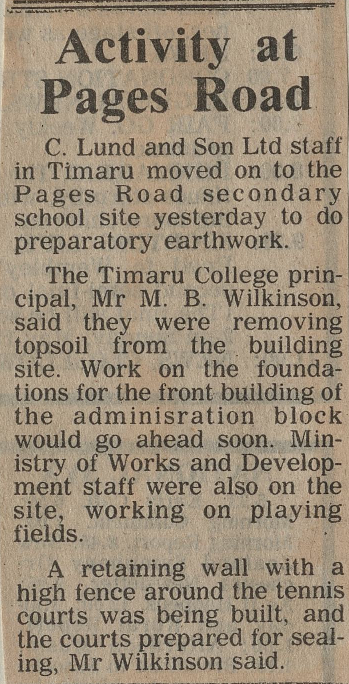 Activity at Pages Road