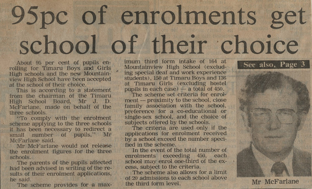 95pc of enrolments get school of their choice