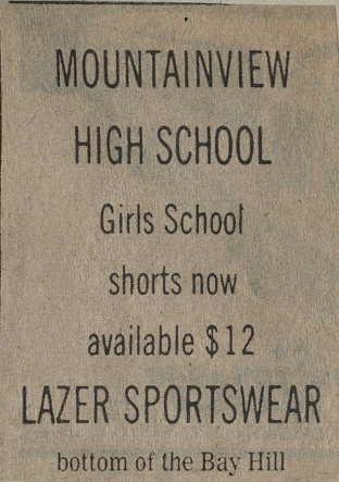 Mountainview High School Girls School shorts
