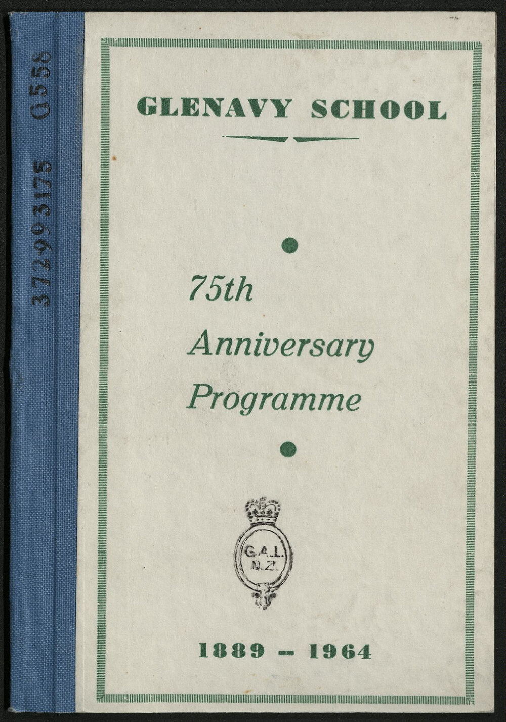 Glenavy School 75th Anniversary Programme