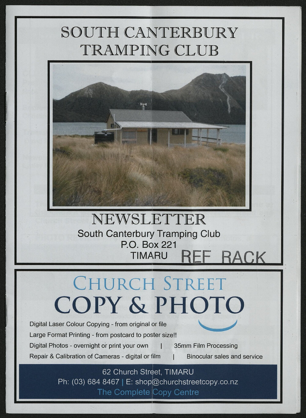Jun 2013 South Canterbury Tramping Club newsletter