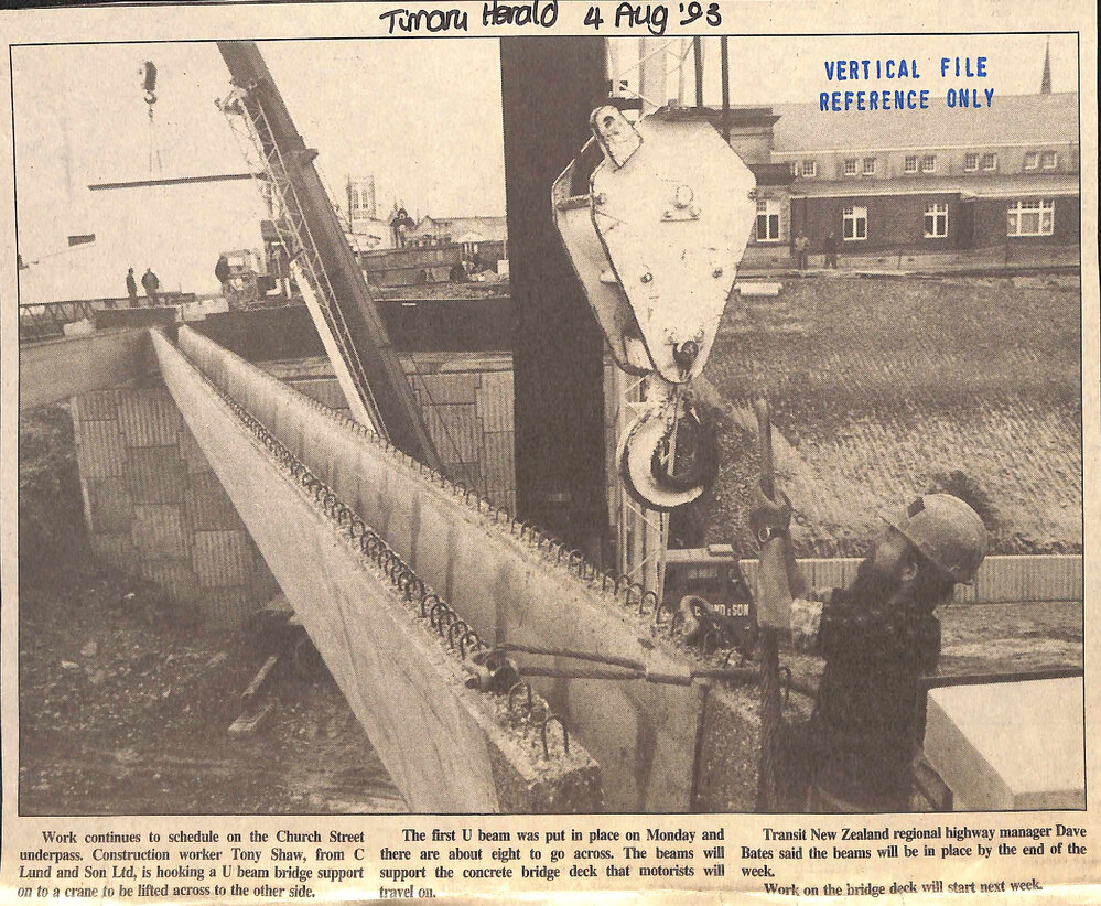 Continued work on Church Street underpass