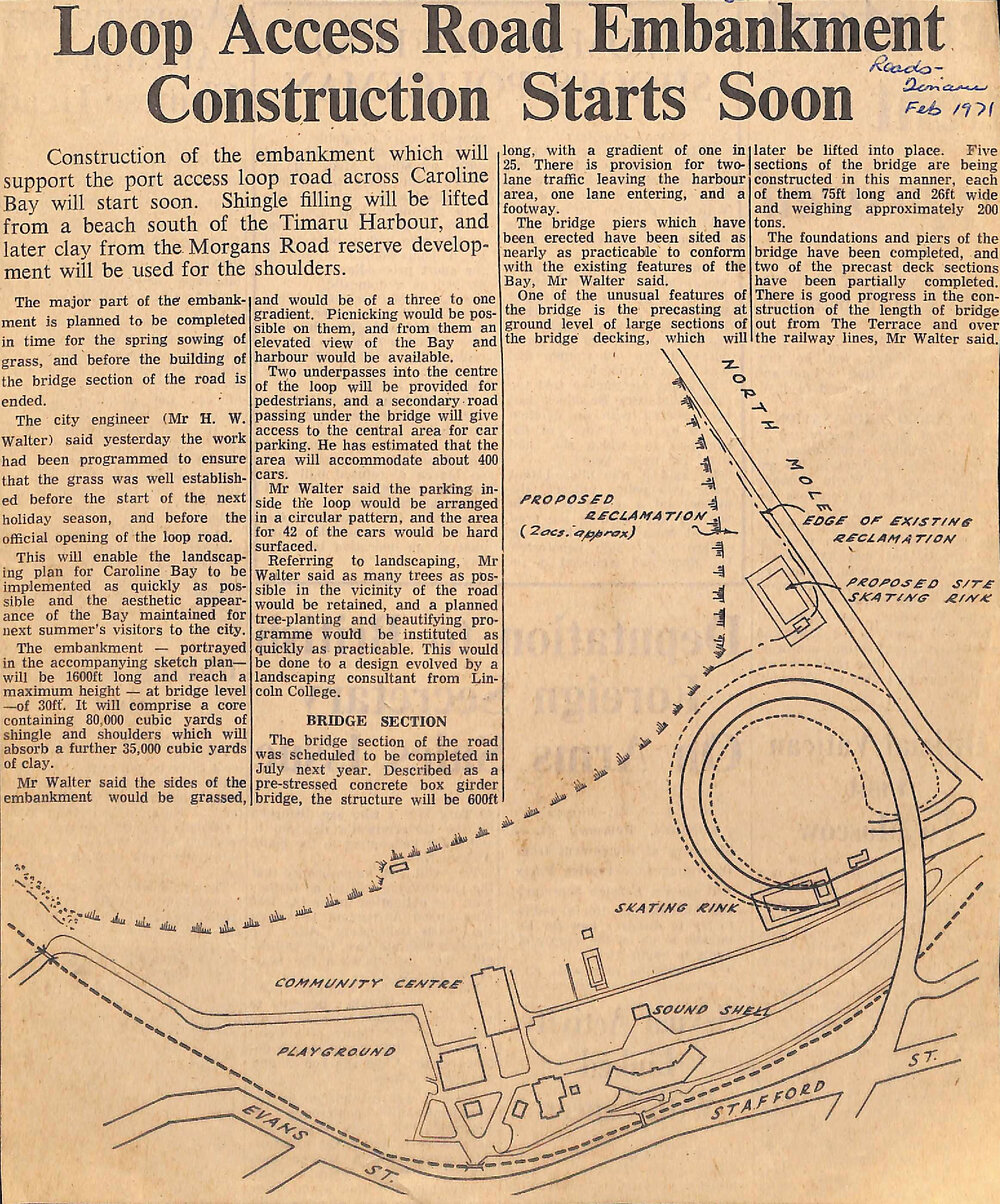 Loop Access Road Embankment Construction Starts Soon