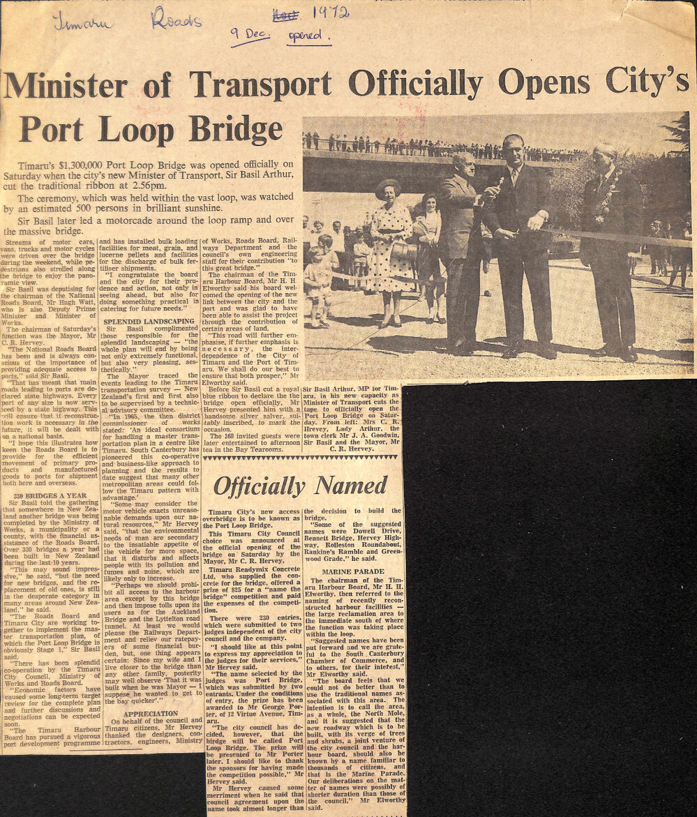 Minister of Transport Officially Opens City's Port Loop Bridge