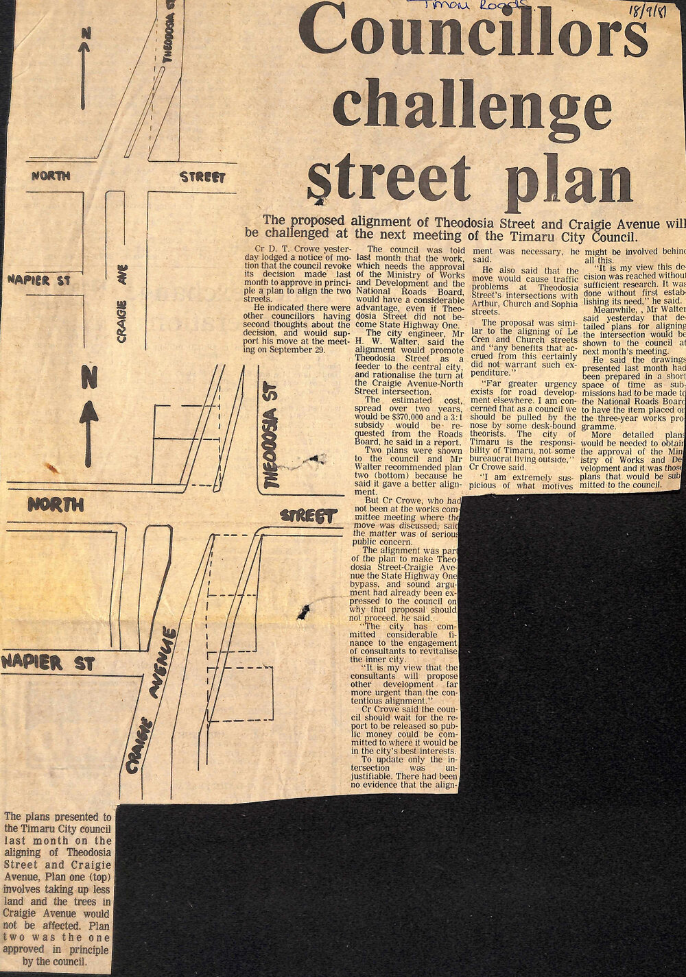 Councillors challenge street plan