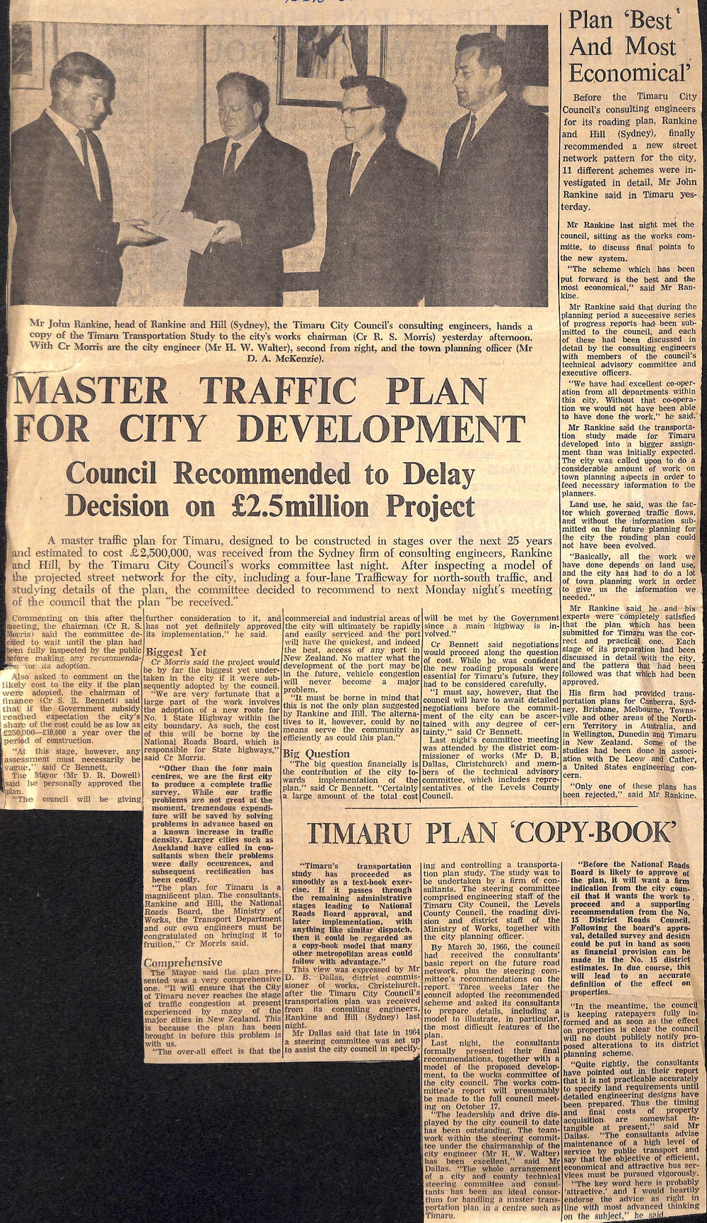 Master Traffic Plan For City Development- Council Recommended to Delay Decision on &pound;2.5 Million Project