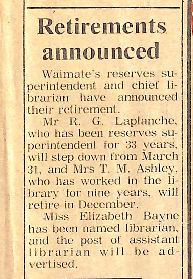 Retirements announced