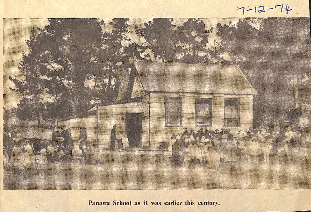Pareora school now 100 years old