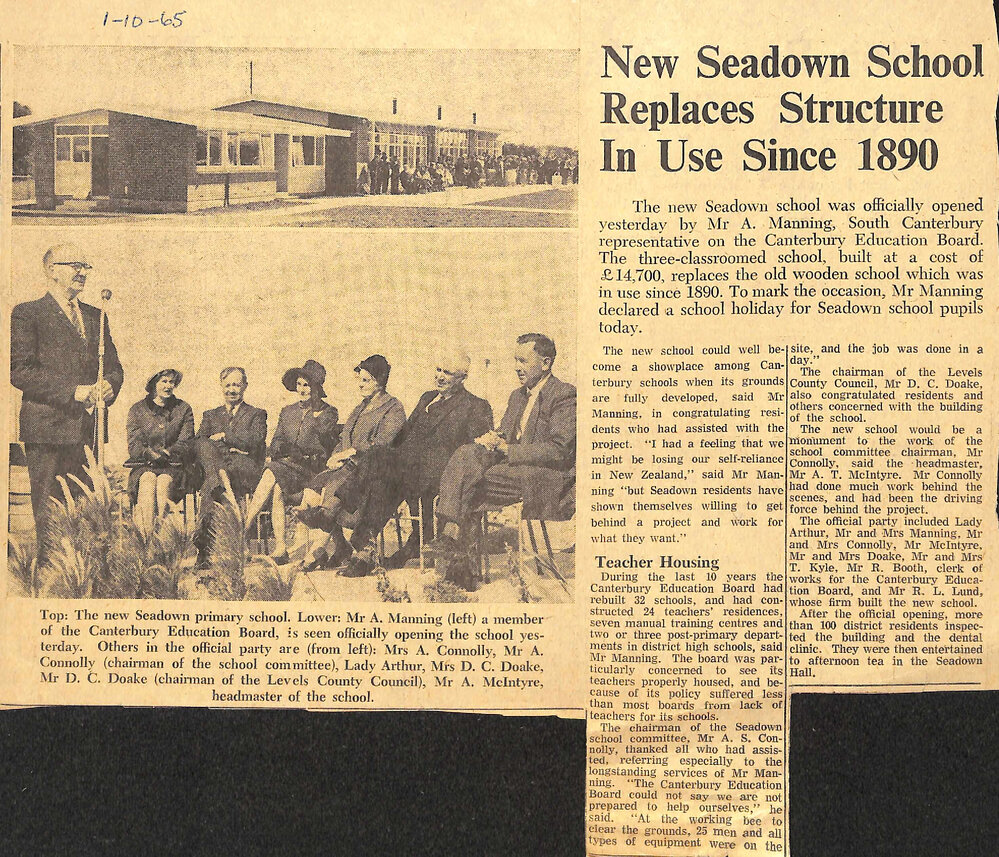 New Seadown School Replaces Structure In Use Since 1890