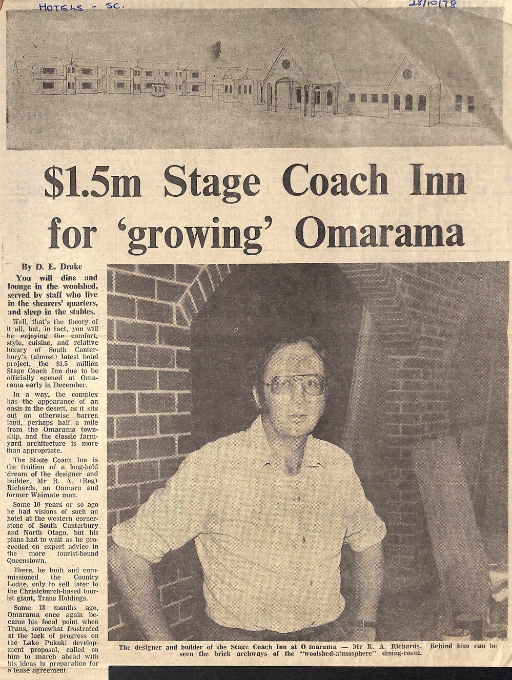 $1.5m Stage Coach Inn for 'growing' Omarama