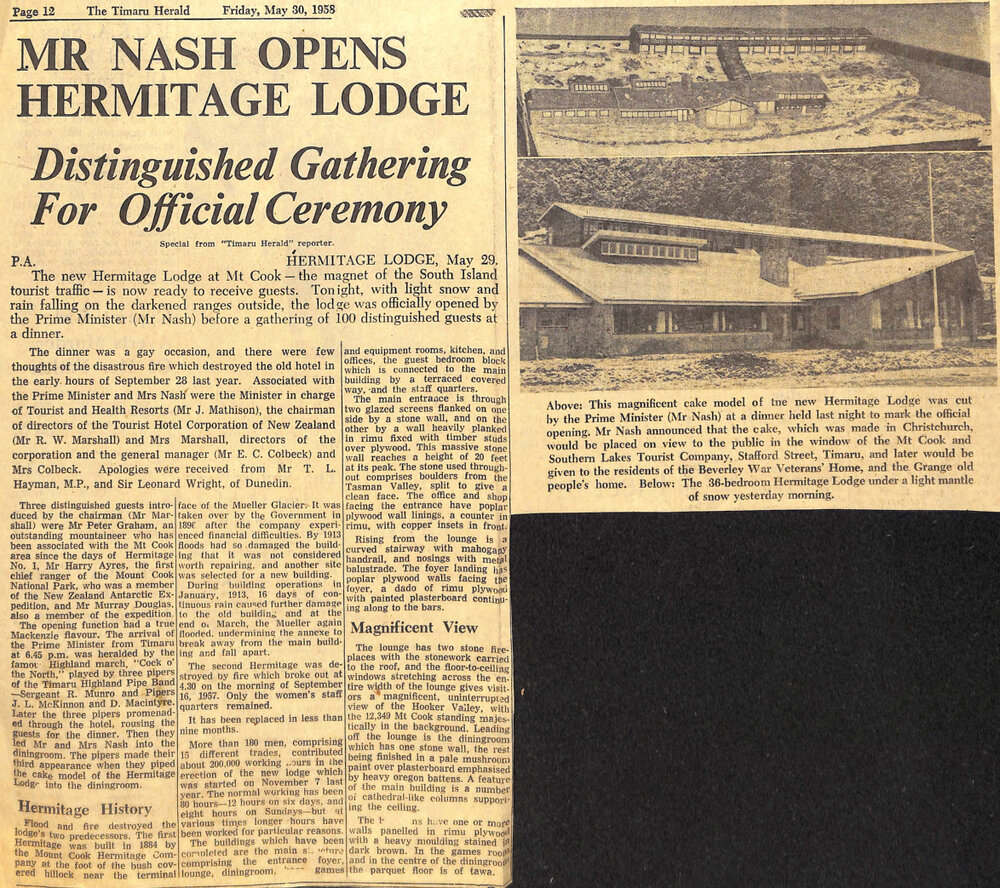 Mr Nash Opens Hermitage Lodge, Distinguished Gathering For Official Ceremony