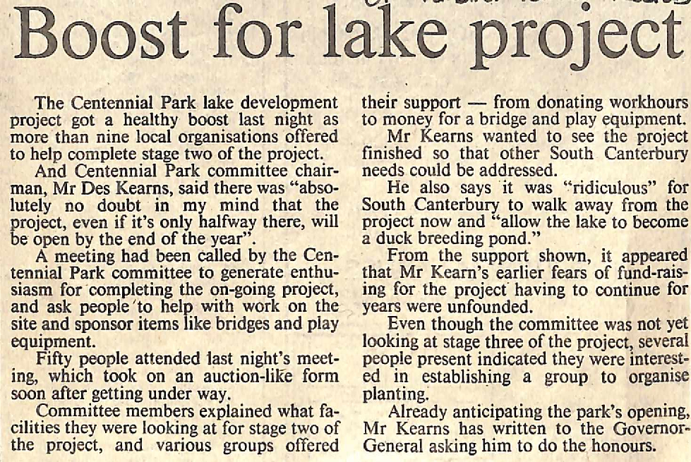 Boost for lake project