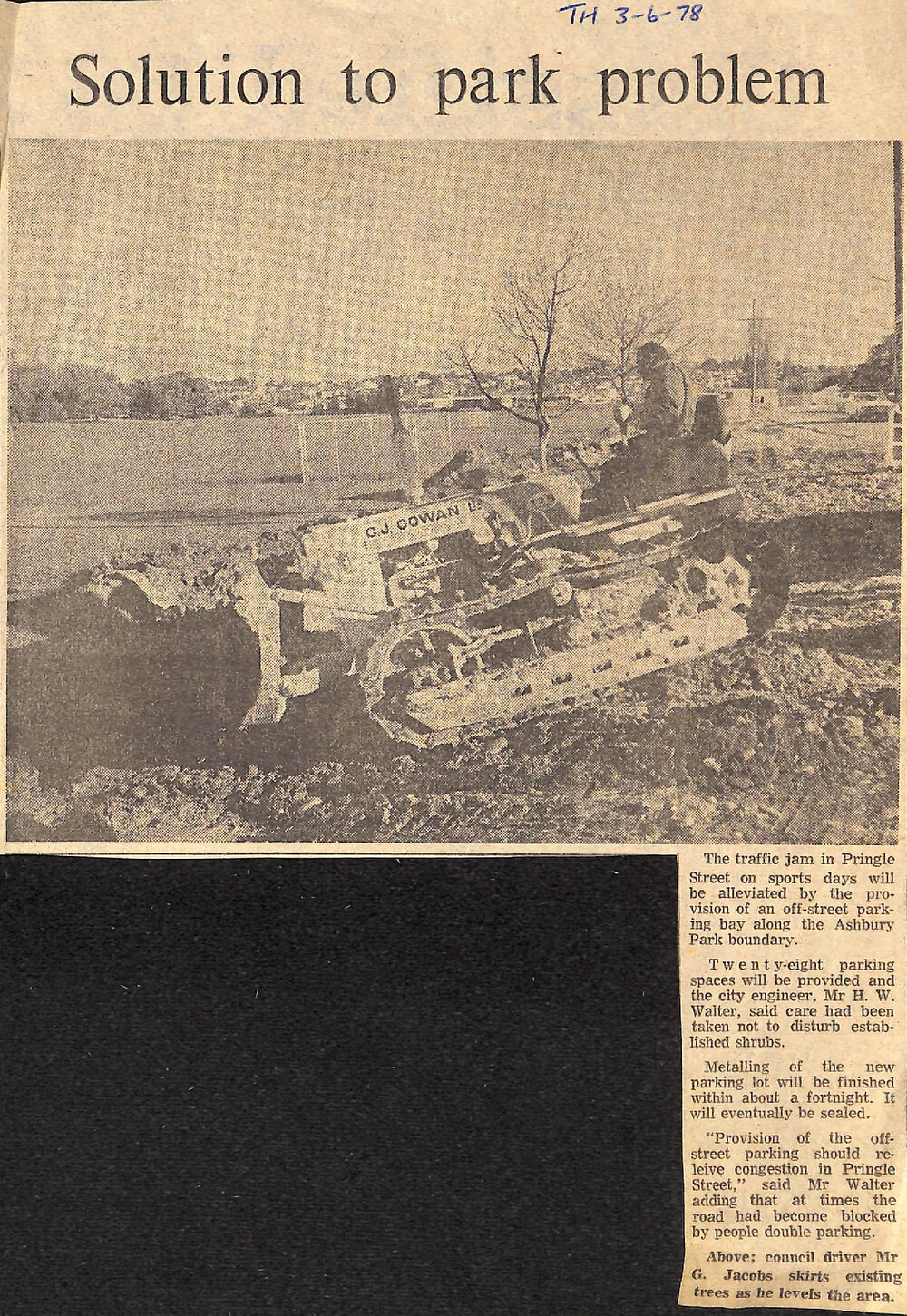 Solution to park problem