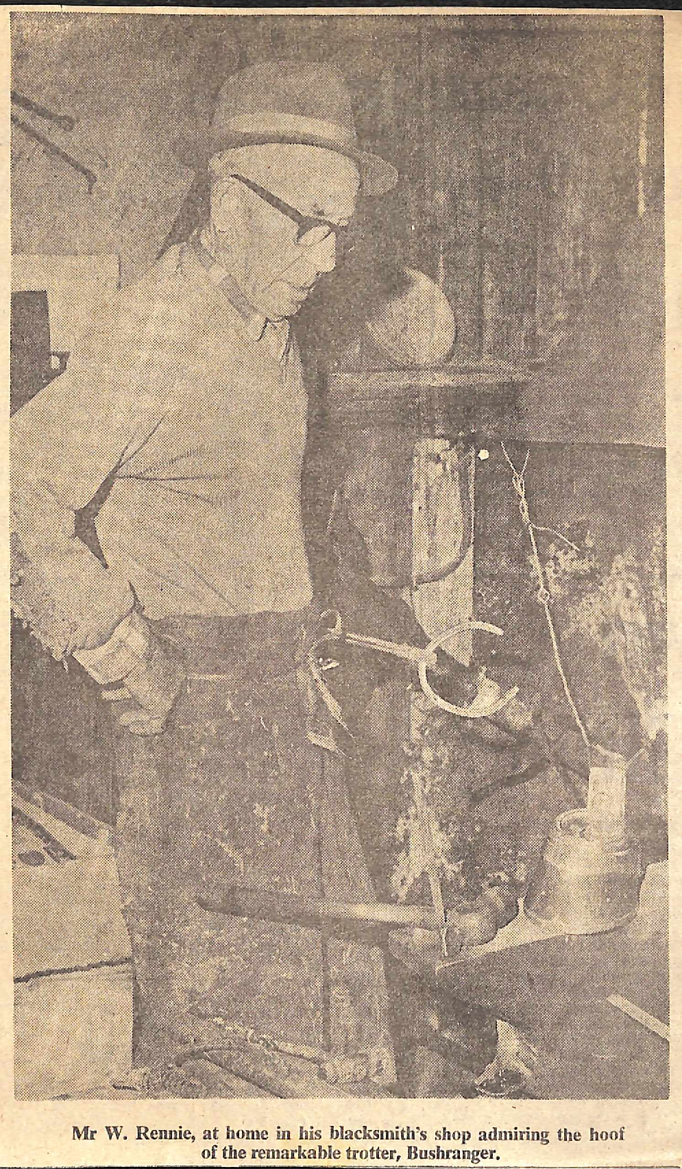 Local Smithy has Been Shoeing for 67 Years