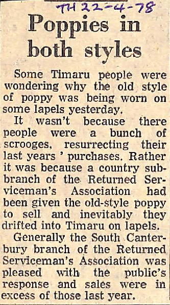 Poppies in both styles