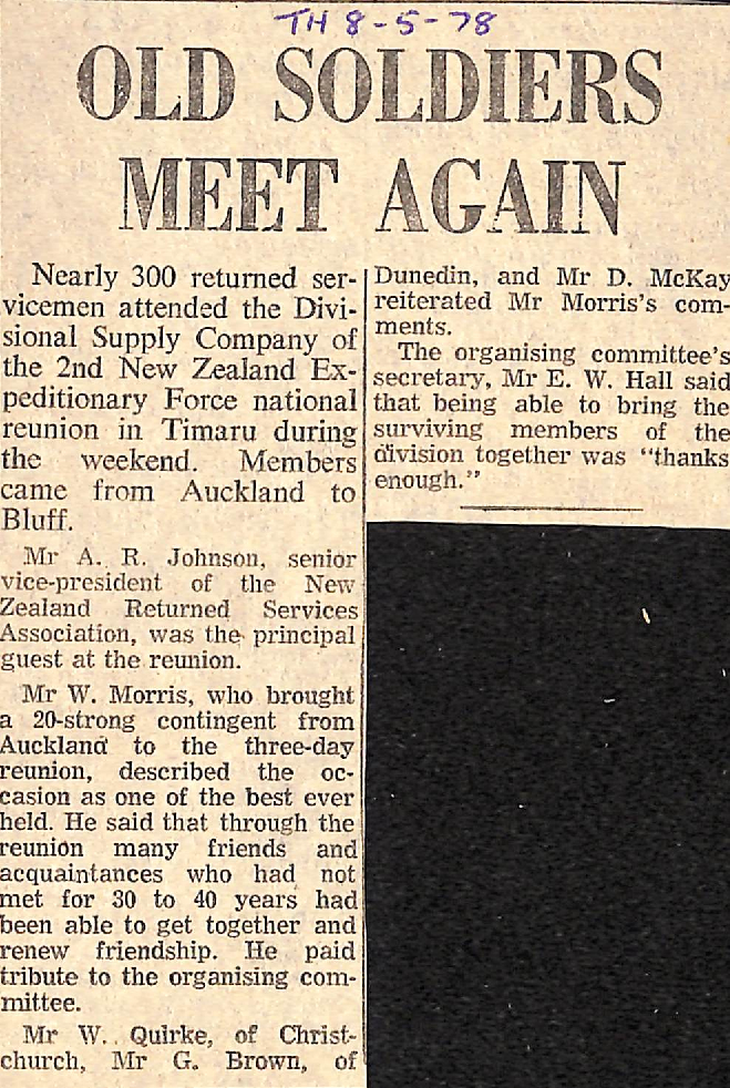 Old Soldiers Meet Again