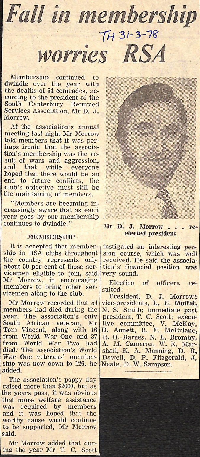 Fall in membership worries RSA