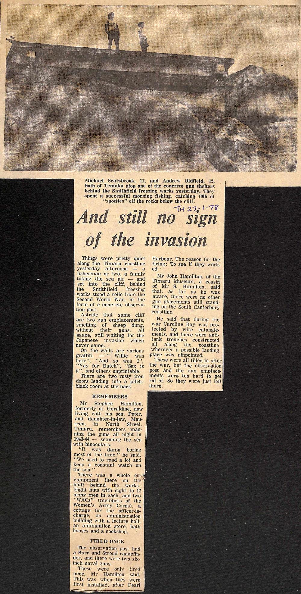 And still no sign of the invasion