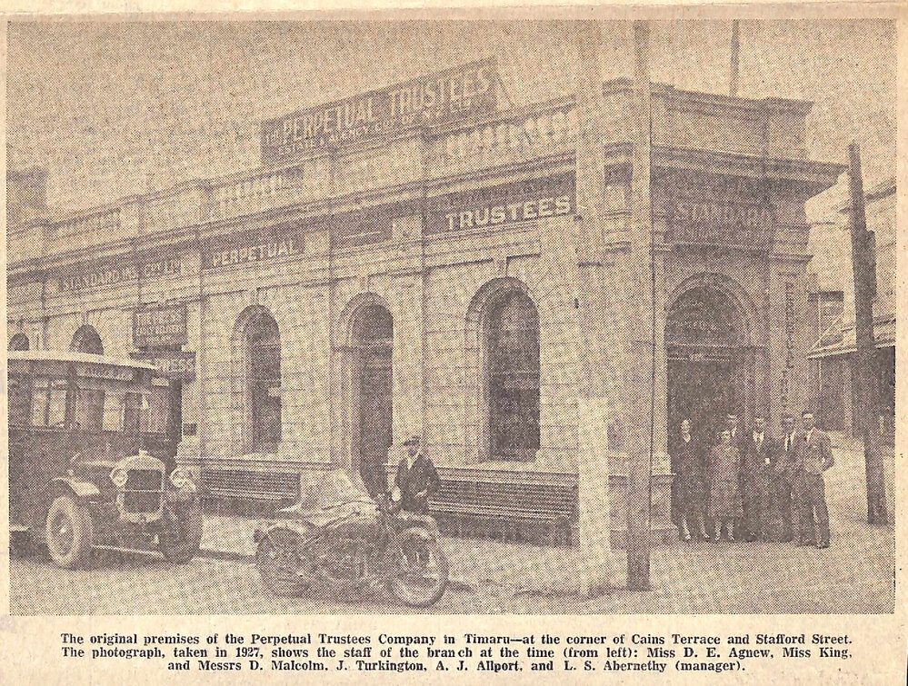 Original premises of the Perpetual Trustees Company