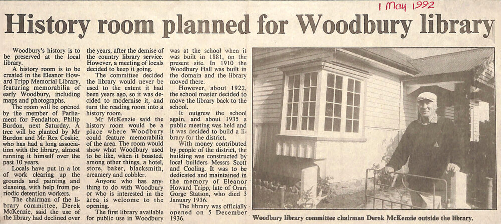 History room planned for Woodbury library
