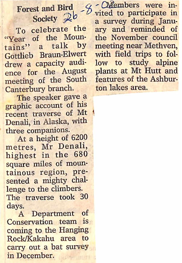 Forest and Bird Society