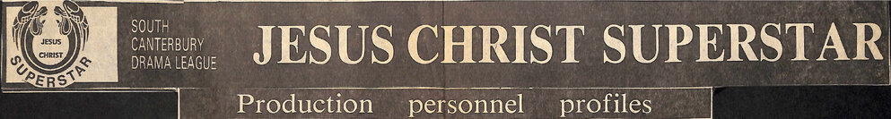 Jesus Christ Superstar: Production personnel profiles