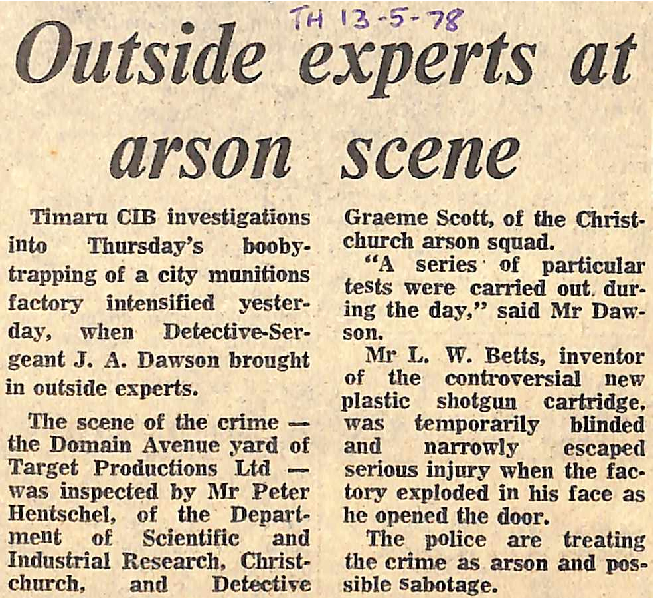 Outside experts at arson scene