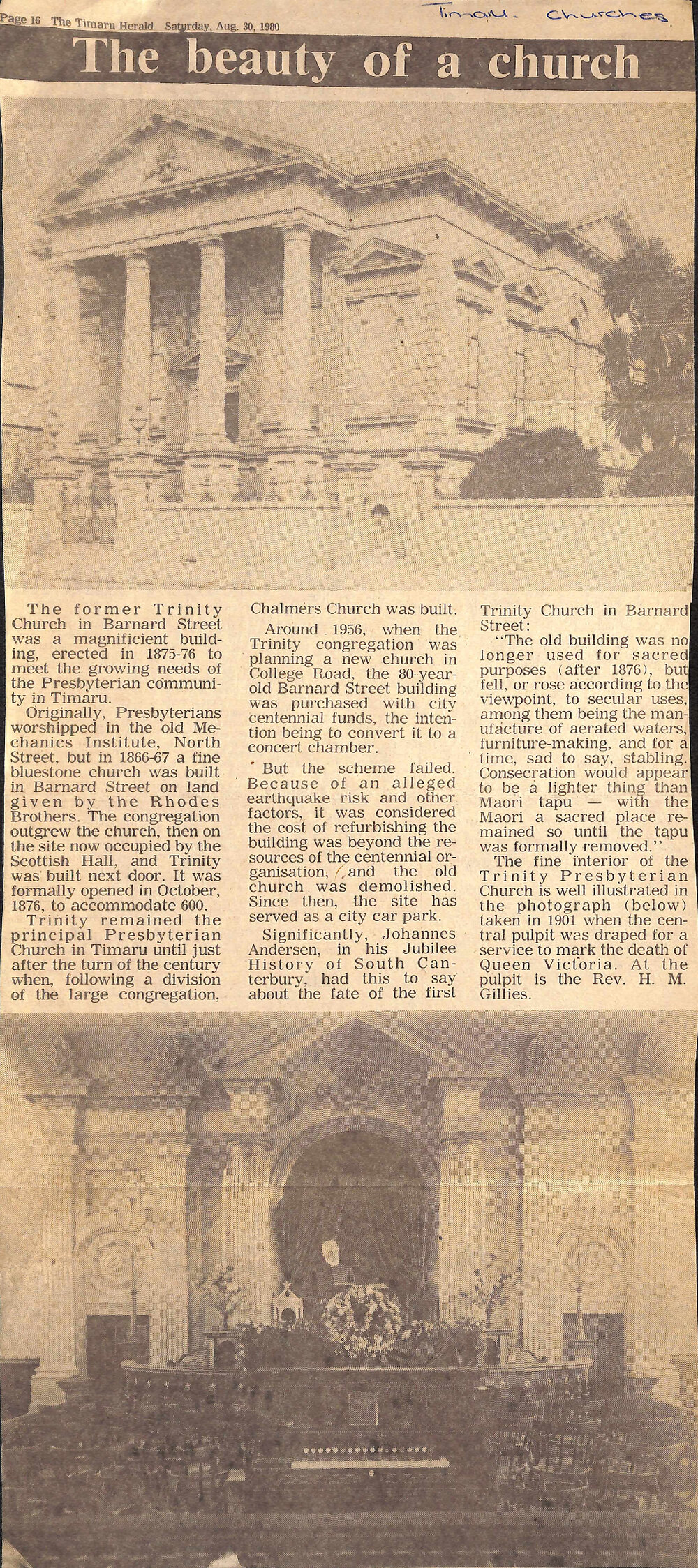 The beauty of a church