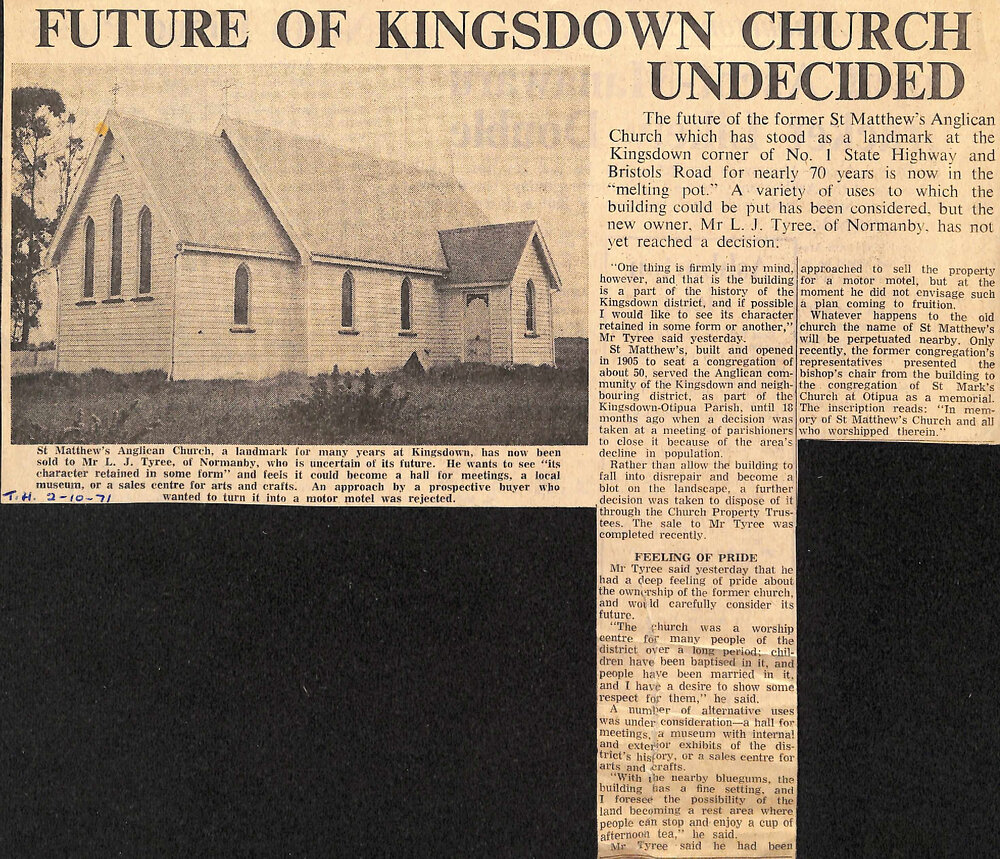 Future of Kingsdown Church Undecided