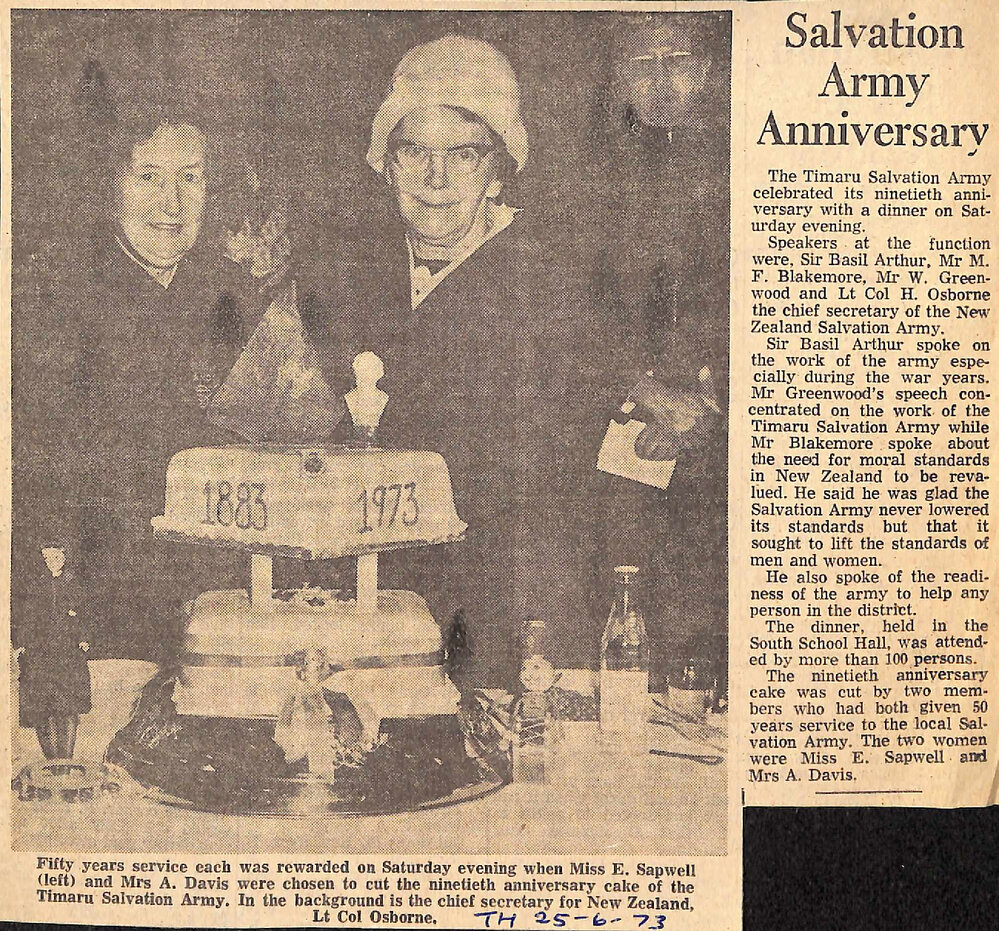 Salvation Army Anniversary