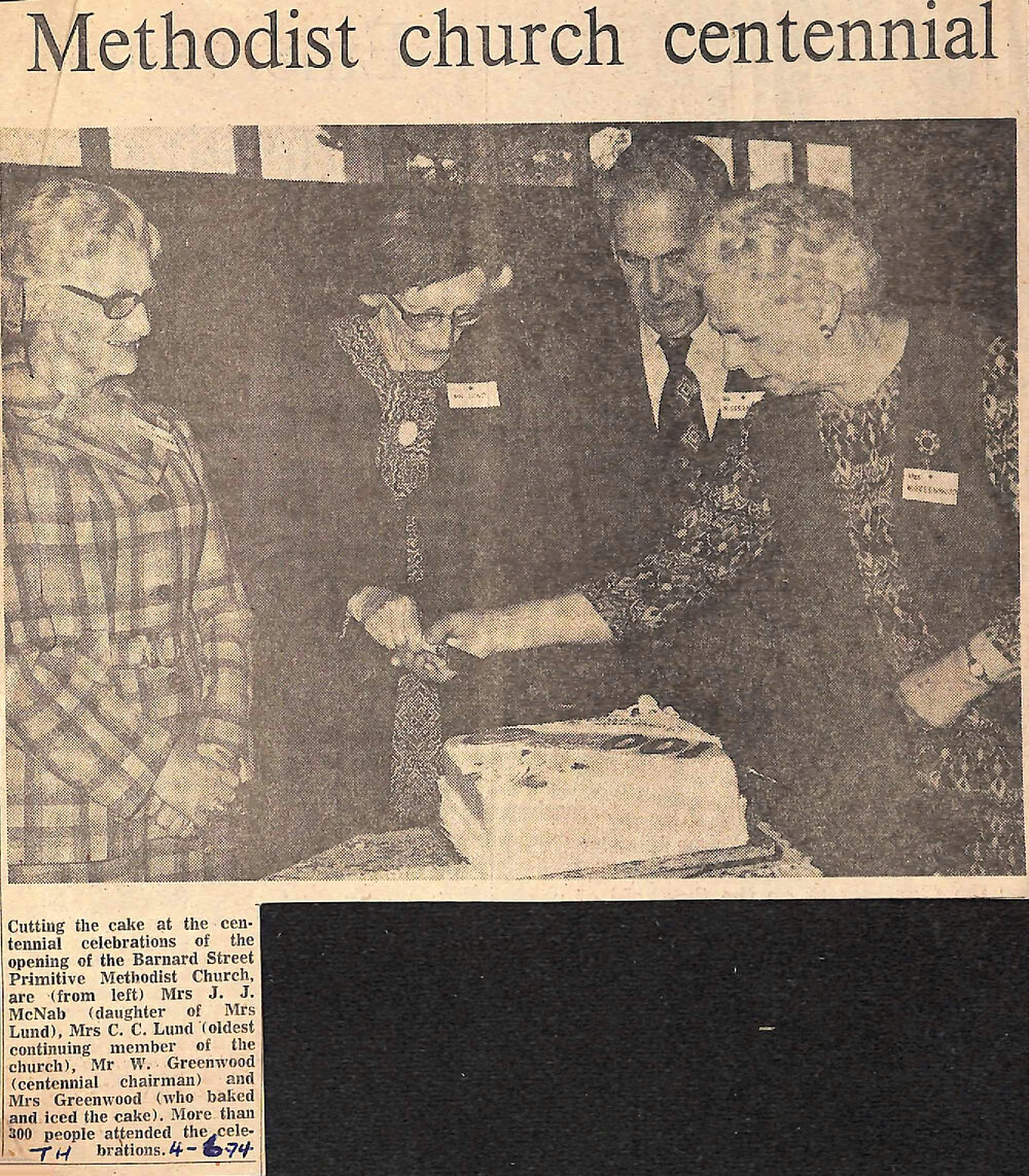 Methodist church centennial