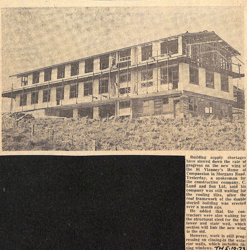 New wing for St Vianney's Home of Compassion
