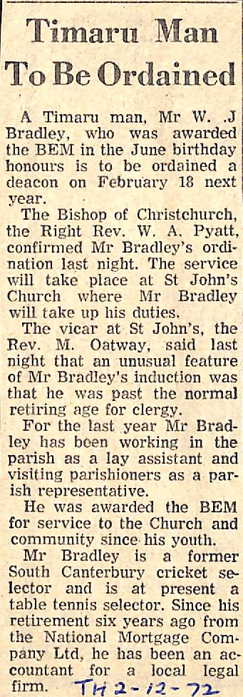 Timaru Man To Be Ordained