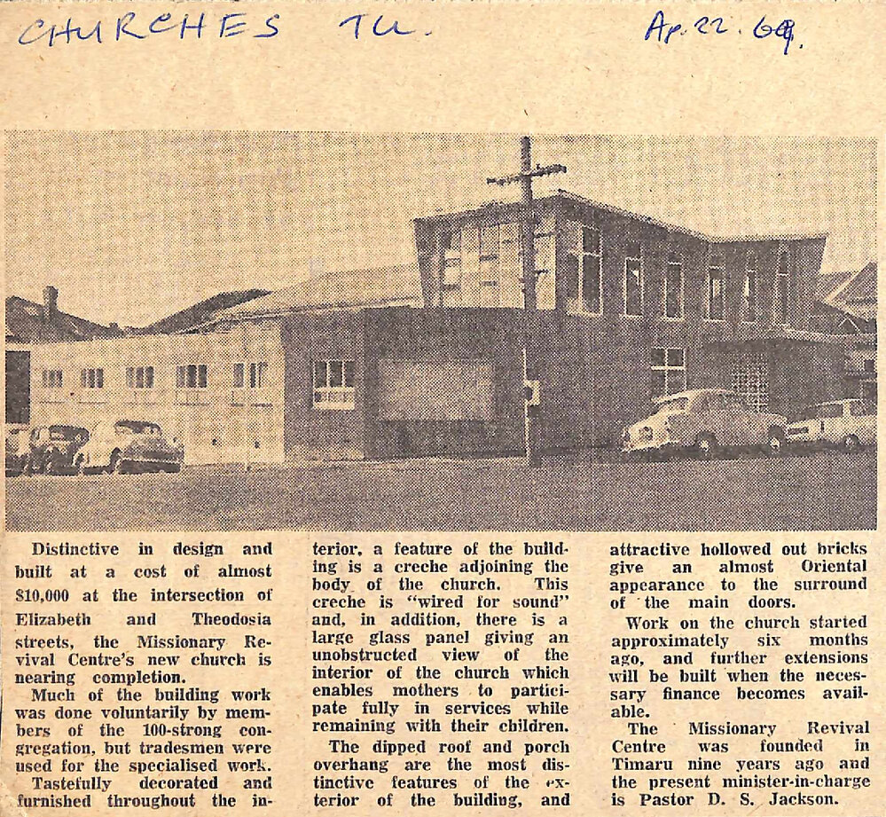 Missionary Revival Centre church nearing completion