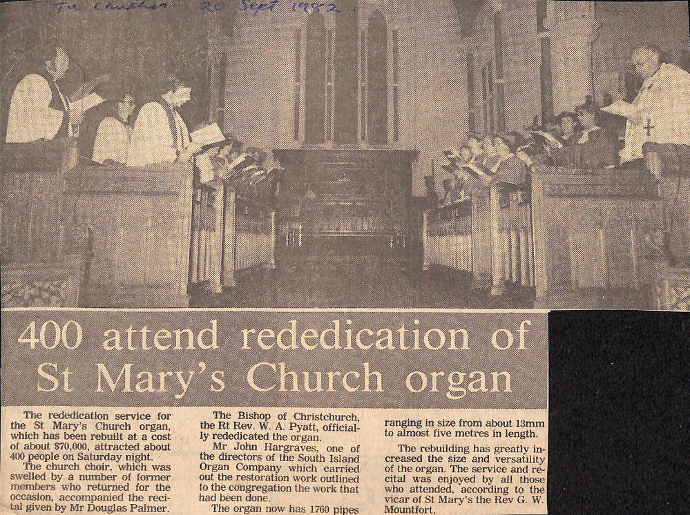 400 attend rededication of St Mary's church organ