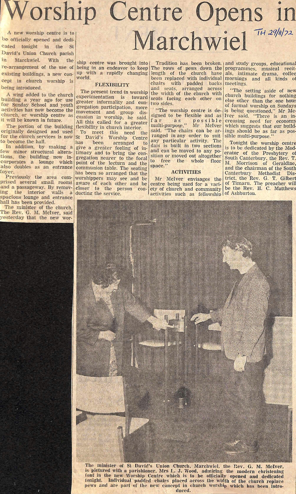 Worship Centre Opens in Marchwiel