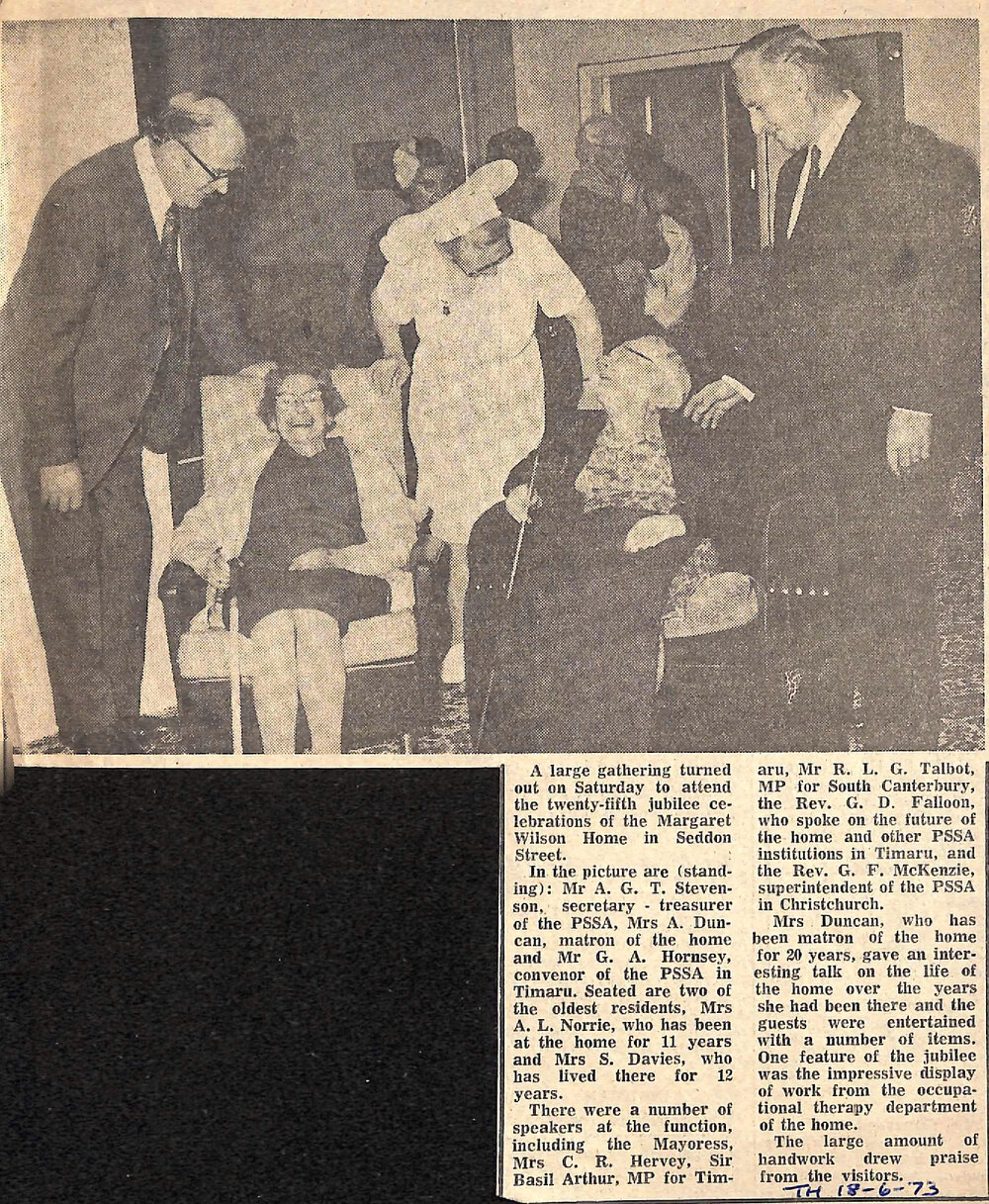 25th Jubilee of Margaret Wilson Home