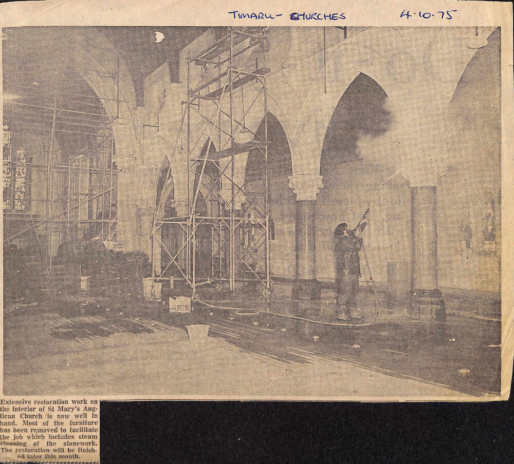Restoration of St Mary's Anglican Church