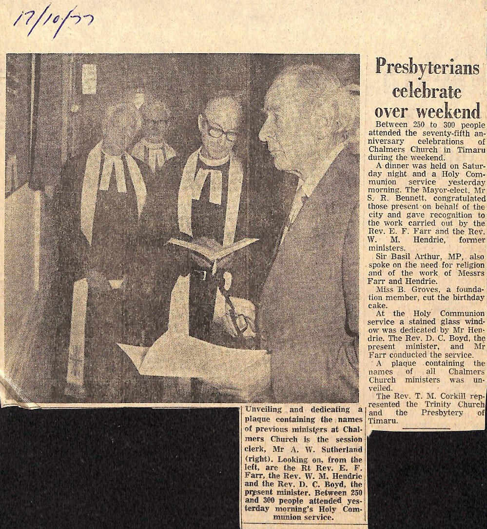 Presbyterians celebrate over weekend