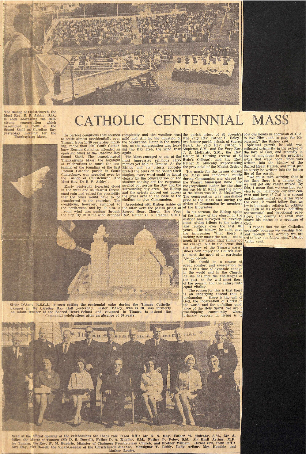 Catholic Centennial Mass