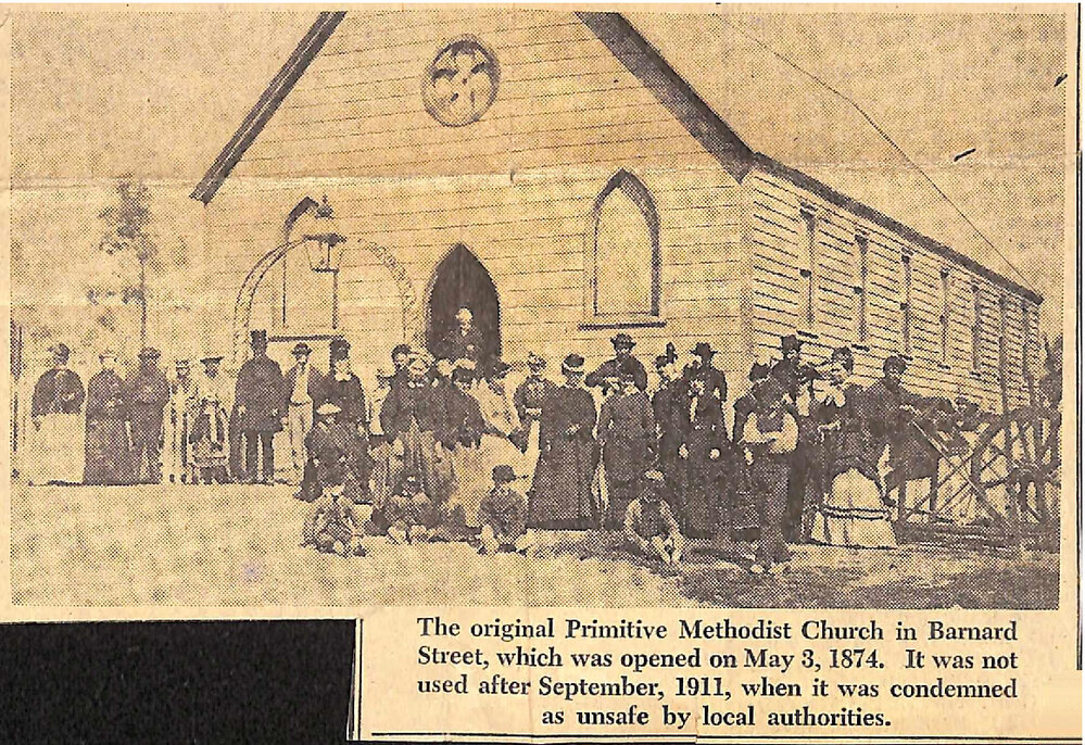 The original Primitive Methodist Church in Barnard Street