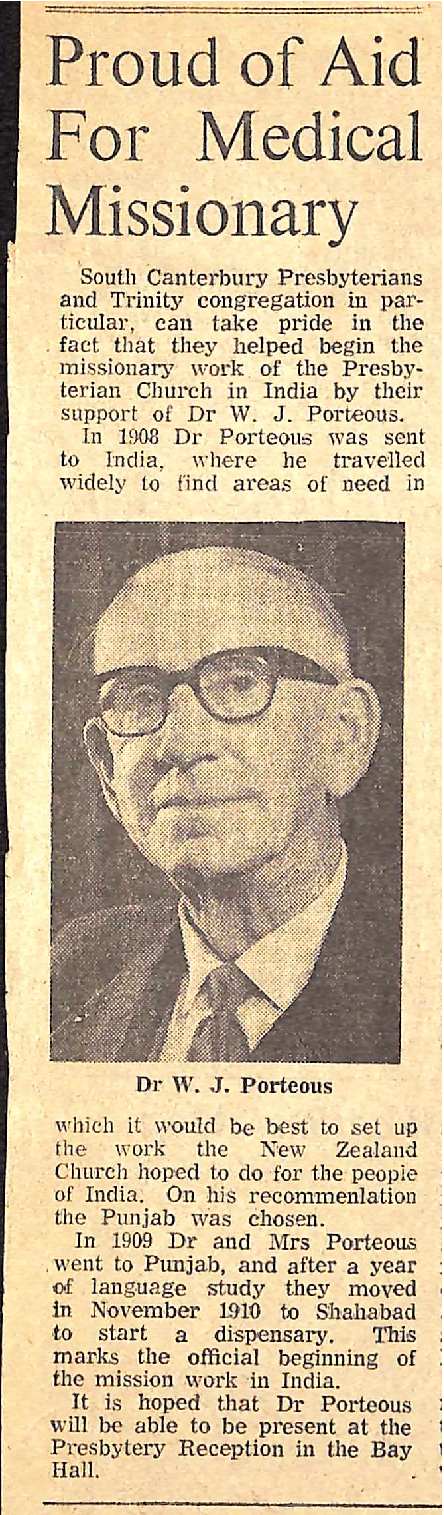 Proud of Aid For Medical Missionary