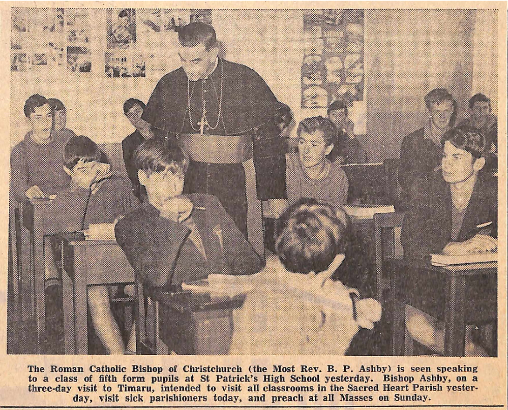 Bishop Ashby visits school