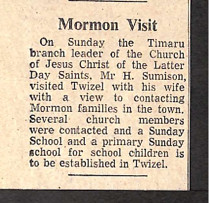 Mormon Visit