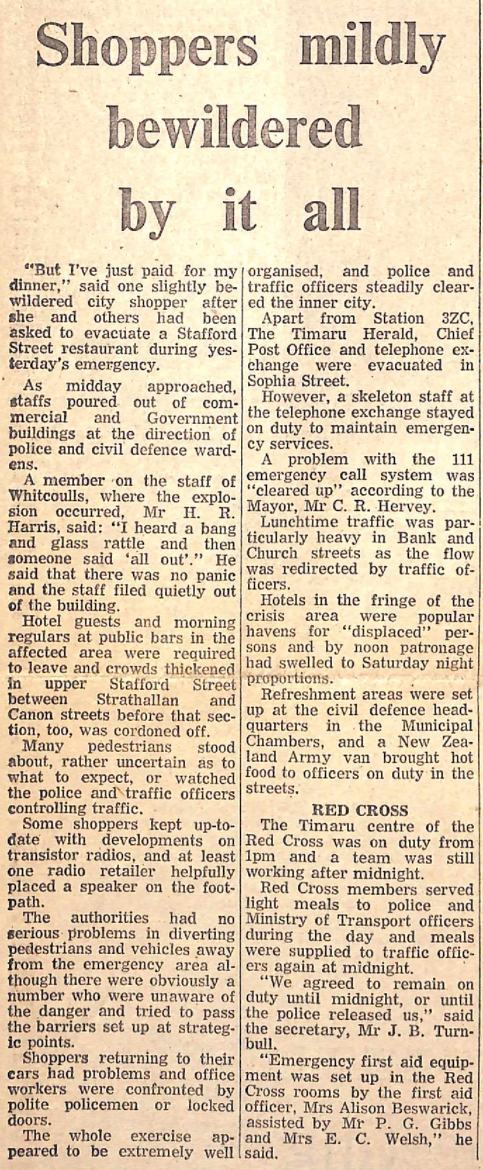 Shoppers mildly bewildered by it all