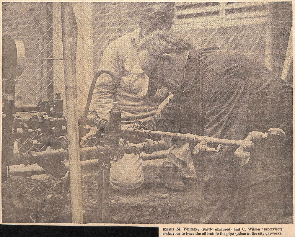 Tracing the leak at the gasworks