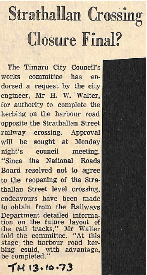 Strathallan Crossing Closure Final?