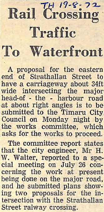 Rail Crossing Traffic To Waterfront