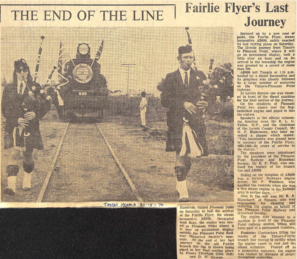 The End of the Line: Fairlie Flyer's Last Journey
